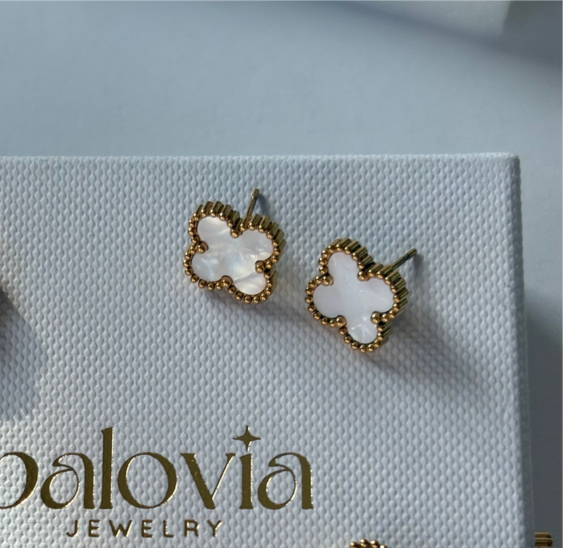 CLOVER WHITE | OHRRINGE