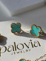 CLOVER TURQUOISE | OHRRING