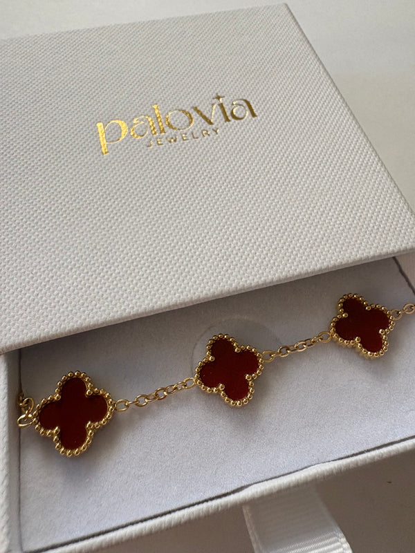 CLOVER BORDEAUX | ARMBAND