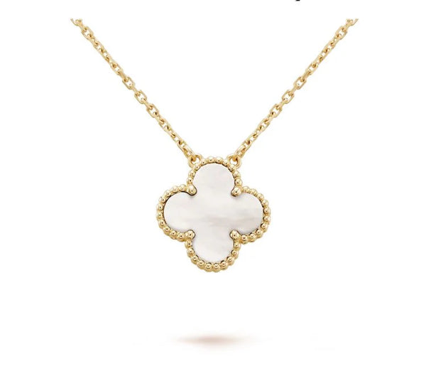 CLOVER WHITE | HALSKETTE