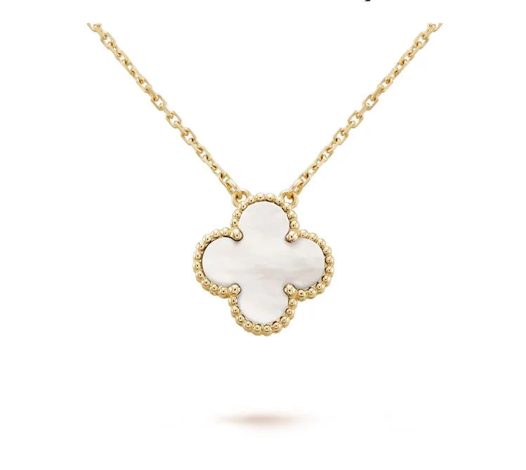 CLOVER WHITE | HALSKETTE
