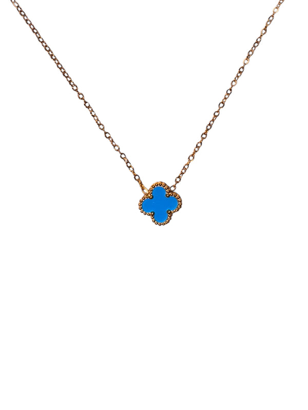CLOVER SKYBLUE | HALSKETTE